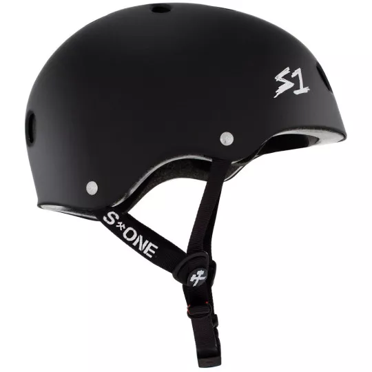 Skateboard helmet S-One LIFER BLACK MATTE 2024 