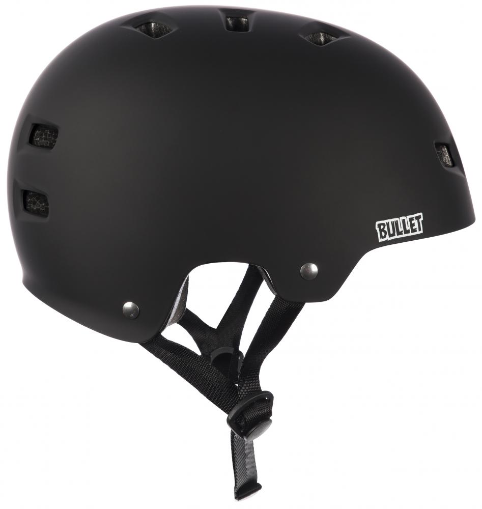 Skateboard helmet Bullet Deluxe T35 Youth Matt Black 2023 